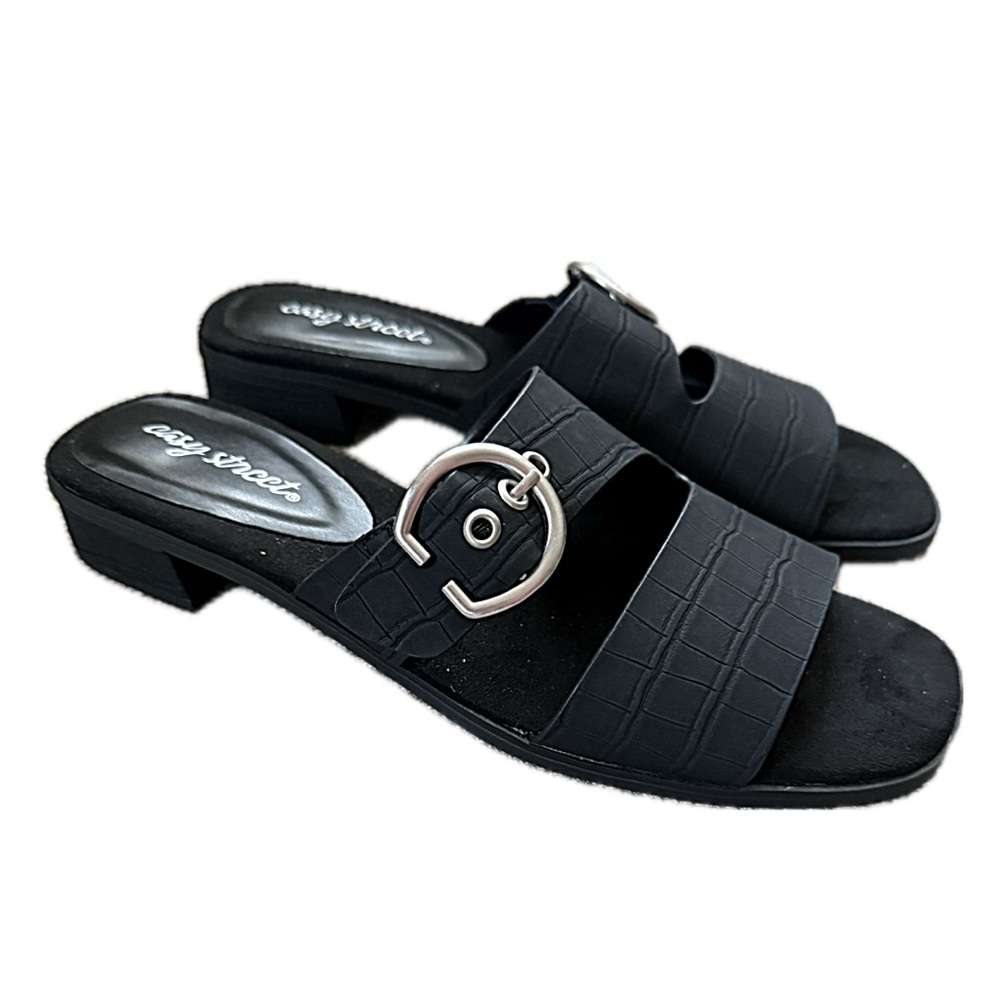 Easy Street Viviana Women's Block Heel Slide Sandals Size 10